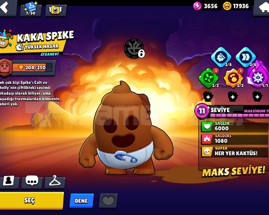 Brawl Stars Smurf Hesap 5 Prestijli