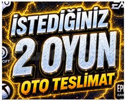 İSTEDİĞİNİZ 2 OYUN + OTO TESLİMAT + GARANTİ