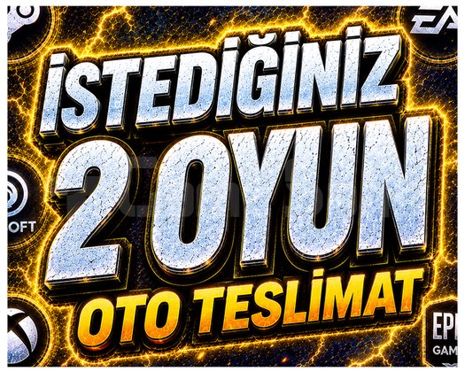İSTEDİĞİNİZ 2 OYUN + OTO TESLİMAT + GARANTİ