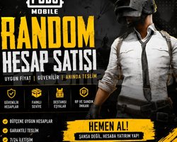 PUBG MOBİLE UCUZ RANDOM BAŞLAMALIK!