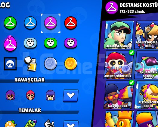 Brawl stars hesap 105 hero hepsi var