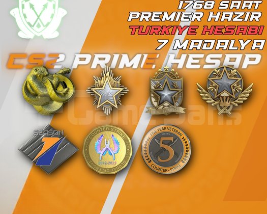 TR HESAP 7 Madalya + 1768 Saat + PREMIER HAZIR