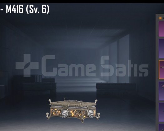 GÜMÜŞ KURU M416 6 LEVEL SİYAH ÜST SİYAH ALT