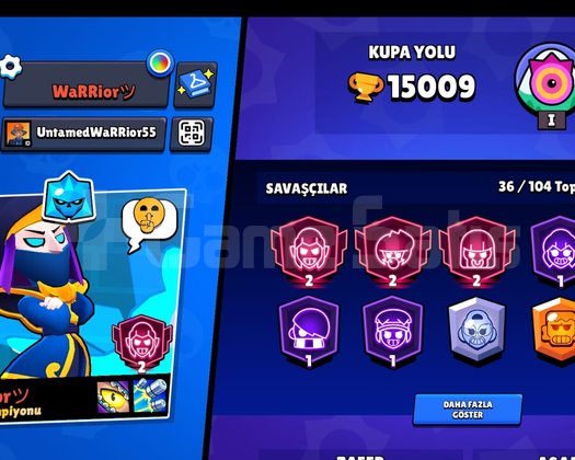 15.000 KUPA PRESTİJ DOLU 3TANE P2 TEMİZ HESAP!