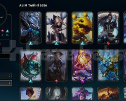 Özel Aurelion sol skinli hesap zümrüt 1