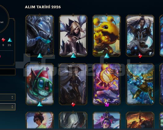 Özel Aurelion sol skinli hesap zümrüt 1