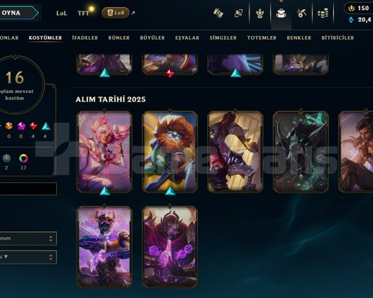 MASTER 30 LP HESABIN OLUŞTURULMA MAILI VARDIR.