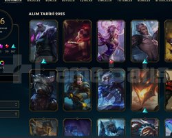 LOL + VALORANT DOLU DOLU SKİNLİ HESAP