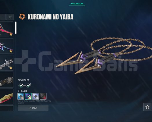 6 BIÇAK/İYON KARAMBİT/KURONAMİ VANDAL/TAKILMALIKSS