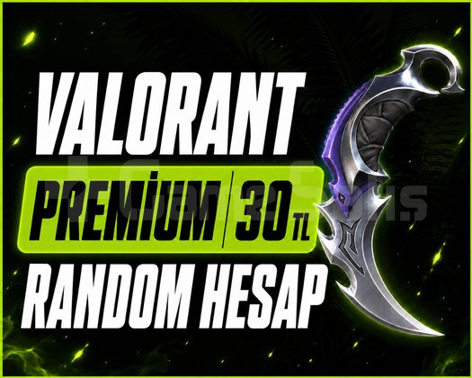 PREMİUM++ | VALORANT RANDOM HESAP | BOŞ YOK