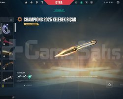 Champions 2025 Kelebekli Mainlik Hesap