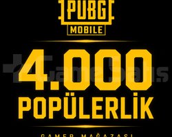 4 BİN POPÜLERLİK UYGUN FİYAT SINIRLI SÜRE