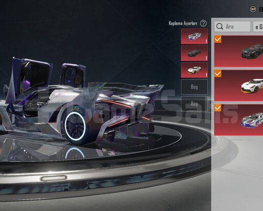 80 Sv. Koleksiyon 86 YS / 10 Max / 5 Spor Araba