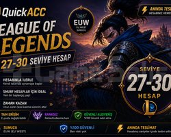 EUW Level 27-30 I HANDMADE I FRESH | Mail Değişen