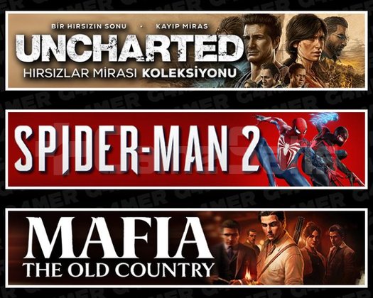 Uncharted +Spider-Man 2 +Mafia