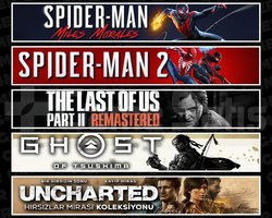Miles +Spider 2 +TLOU2 +Tsushima +Uncharted