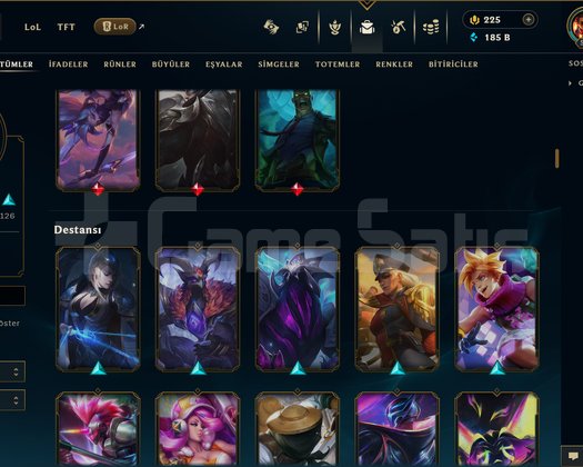 573 LEVEL / 206 SKİN / FUL HERO +MAİL +15K SATIŞ