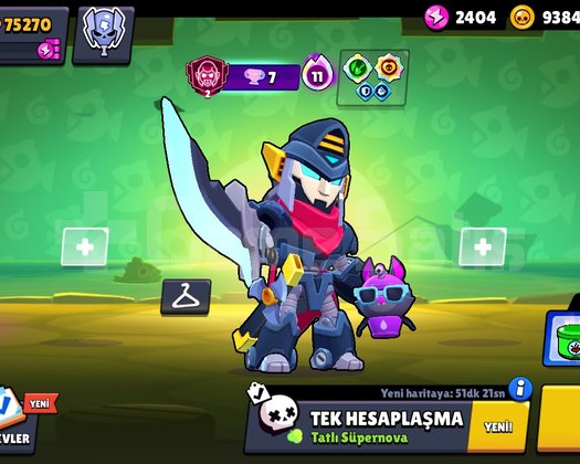 75k 291 kostüm brawl stars hesabı+40.000 mücevhe