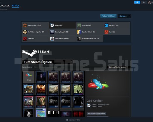 70 Level | 150+ Oyun | Bol A+ Oyunlu Steam Hesabı