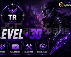 TR I +30 LVL I DERECELİ HAZIR I HANDMADE + UCUZ
