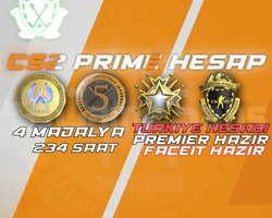 TR HESAP+FACEIT+4 MADALYA 234 SAAT SEÇKİN
