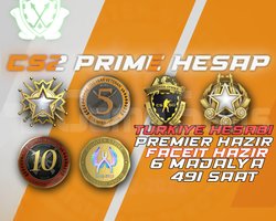 TR HESAP+6MADALYA 491 SAAT FACEIT SEÇKİN HAZIR