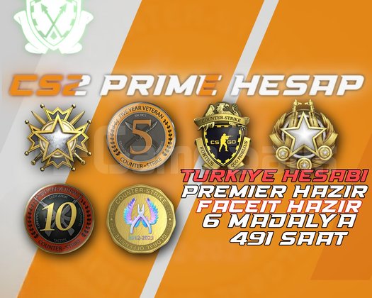 TR HESAP+6MADALYA 491 SAAT FACEIT SEÇKİN HAZIR