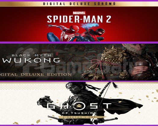 Spiderman 2 + Wukong + Ghost