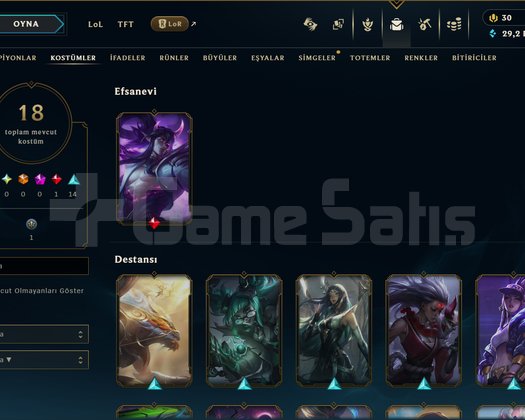 TR // DIA 4 71 WR // 18 SKIN //+30 -10 GELİYOR