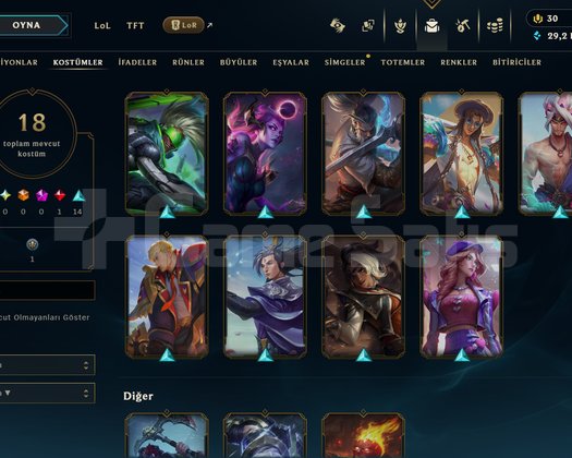 TR // DIA 4 71 WR // 18 SKIN //+30 -10 GELİYOR