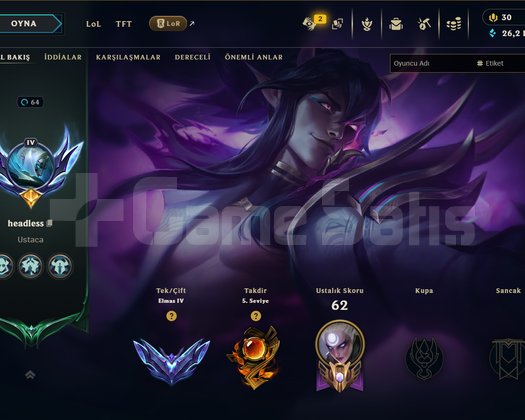 TR // DIA 4 71 WR // 18 SKIN //+30 -10 GELİYOR