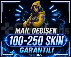 V.I.P | 100-250 SKİN | MAİL DEĞİŞEN | +GARANTİ