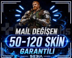 V.I.P | 50-120 SKİN | MAİL DEĞİŞEN | +GARANTİ