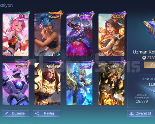EXP MAIN DOLU MİSTİK HESAP
