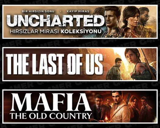 Uncharted +The Last Of Us 1 +Mafia