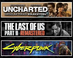 Uncharted +The Last Of Us 2 +Cyberpunk 2077