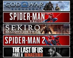 Ragnarök +Spider 1 +Sekiro +Spider 2 +TLOU2