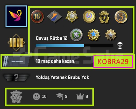 FACEİT+10 MADALYALI 324 WİN 1099 SAAT SEÇKİN
