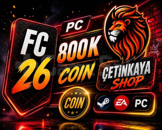 FC 26 800 K PC COİNS İNDİRİMLİ FİYATLAR