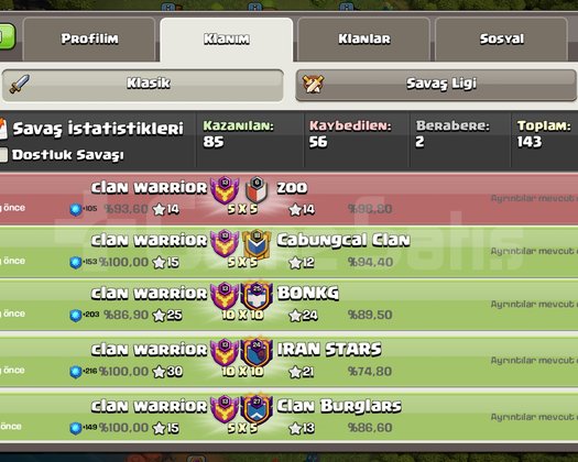 13 lvl şampiyon 2 başkent 7 güzel günlüklü