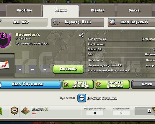 12 lvl güzel isimli şampiyon 3 başkent max