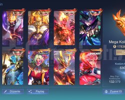 5 Legend Kostümlü Hesap Dolu Dolu