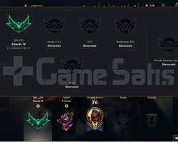 TR League Of Legends Zümrüt 4 Hesap bol kostümlü