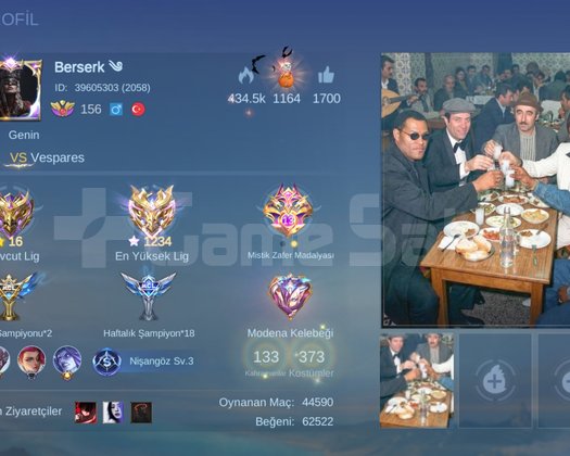 40 k maç 89 rate 1234 maxlı ADC main