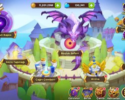 IDLE Heroes 206 LvL 45M POWER ANDROİD