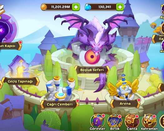 IDLE Heroes 206 LvL 45M POWER ANDROİD
