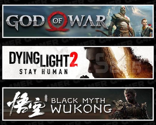 God Of War +Dying Light 2 +Black Myth Wukong