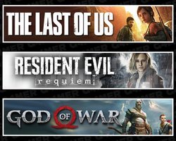 Last Of Us 1 +RE Requiem +God Of War