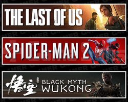 Last Of Us 1 +Spider-Man 2 +Black Myth Wukong