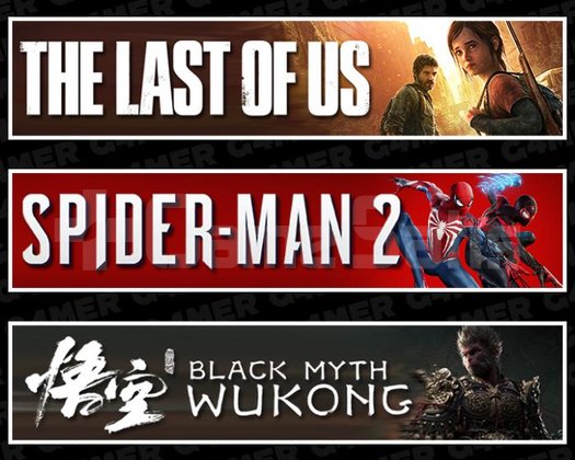 Last Of Us 1 +Spider-Man 2 +Black Myth Wukong
